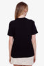Burberry Black Cotton Nova Check Logo T-Shirt Size XS
