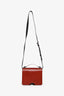 Moynat Burgundy Leather Tango Crossbody