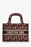 Christian Dior 2019 Burgundy Oblique Mini Book Tote