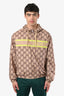Gucci 2024 FW Beige/Yellow GG Monogram Logo Hooded Jacket Mens Estimated Size M