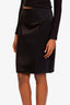 Moschino Couture Black Panelled Midi Skirt Size 14