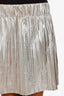 Isabel Marant Etoile Silver Mini Skirt Size 44