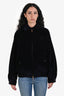 Miu Miu 2024 Navy Blue Corduroy Blouson Jacket Size 40