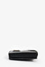 Prada Black Saffiano Leather Triangle Logo Snap Closure Card Holder