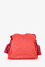 Loewe Red Leather Pink Straps Tassel Flamenco Bag GHW