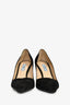 Prada Black Suede Pointed Heels Size 36