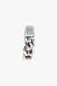 Gucci Silver-Tone Enamel Chain Ring