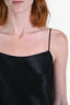 Vince Black Satin Cami Top Size XS