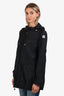 Moncler Black Zip Up Hooded Windbreaker Size 1
