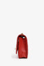 Pre-loved Chanel™ 2019/20 Red Lambskin CC 'Trendy' Wallet on Chain