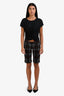 Burberry Blue Label Brown/Red Corduroy Shorts Size 36