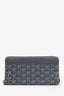 Goyard Grey Matignon Long Zip Around Wallet