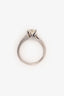 Platinum 1.00 cwt Natural Diamond Engagement Ring Size 5.5