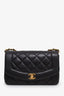 Pre-loved Chanel™ 1994-96 Brown Quilted Lambskin Small Diana Flap Bag