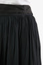 Lemaire Green Button Detail Pleated Skirt Size 42