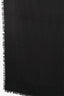 Fendi Black Silk Wool Karl Lagerfeld Detailed Scarf