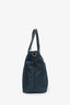 Prada Teal Re-Nylon Saffiano Re-Edition Two Way Tote Bag with Strap