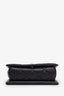 Pre-loved Chanel™ 24P Black Quilted Lambskin Enamel Logo Mini Full Flap Bag