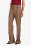 Helmut Lang Brown Ankle Slit Trousers Size 4