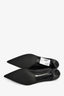 Prada Black Leather Buckle Detail Heels Size 38