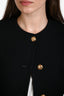 Gucci 2022 Black Wool Buttoned Evening Jacket Size 36