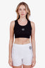 Loewe Black Cotton Logo Cropped Tank Size XS