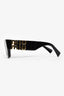 Miu Miu Black Acrylic Logo Sunglasses