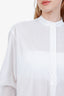Toteme White Cotton Long Sleeve Button Up Shirt Size 38