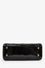 Christian Dior 2018 Black Patent Leather Mini Lady Dior with Strap