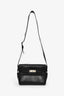 Hermès 2025 Black Leather Kelly PM Messenger Bag