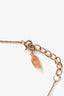 Christian Dior Gold Tone Scorpio Pendant Necklace