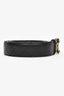 Pre-loved Chanel™ 2023 Black Quilted Calfskin CC Chain Belt Size 80 32