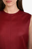 Givenchy Red Shiny Sleeveless Top Size 38