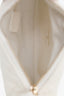 Pre-loved Chanel™ 23C White Quilted Lambskin Chain Around Mini Clutch