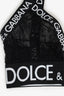 Dolce & Gabbana Black/White Lace Bralette Top Size S