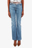 Just Cavalli Blue Distressed Bootcut Jeans Size 29