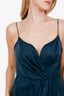 Zimmermann Blue Silk Balconette Midi Dress Size 3