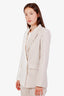 Veronica Beard White/Beige Linen 'Braeton' Dickey Jacket Size 2
