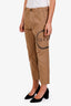 Gucci Brown Logo Chino Straight Leg Pants Size 29