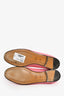 Gucci Pink Leather Horsebit Jordaan Loafers Size 39