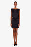 Khaite Black Sleeveless Balloon Shape Mini Dress Size 10