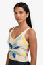Mother Cream Multicolour Knit Cropped Tank Top Size XS
