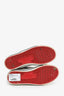 Gucci Green/Beige Monogram Canvas High Top Tennis Sneaker Size 35