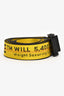 Off-White Yellow/Black Canvas Industrial Belt
