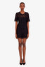 Veronica Beard Black Lace Short Sleeve Mini Dress Size 4