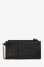 Gucci Black Chevron Quilted Leather GG Key Chain Wallet