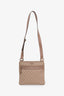 Gucci Brown GG Supreme Monogram Small Flat Messenger Bag