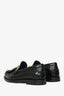 Christian Dior Black Brushed Calfskin Boy Platform Loafers Size 35.5