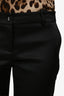 Dolce & Gabbana Black/Leopard Print Lining Blazer and Pants Suit Set (Size 40)
