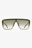 Saint Laurent Brown/Gold Tone Shield Sunglasses